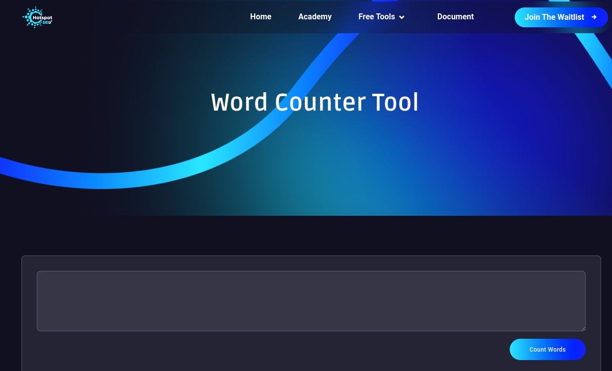 Word Count Checker
